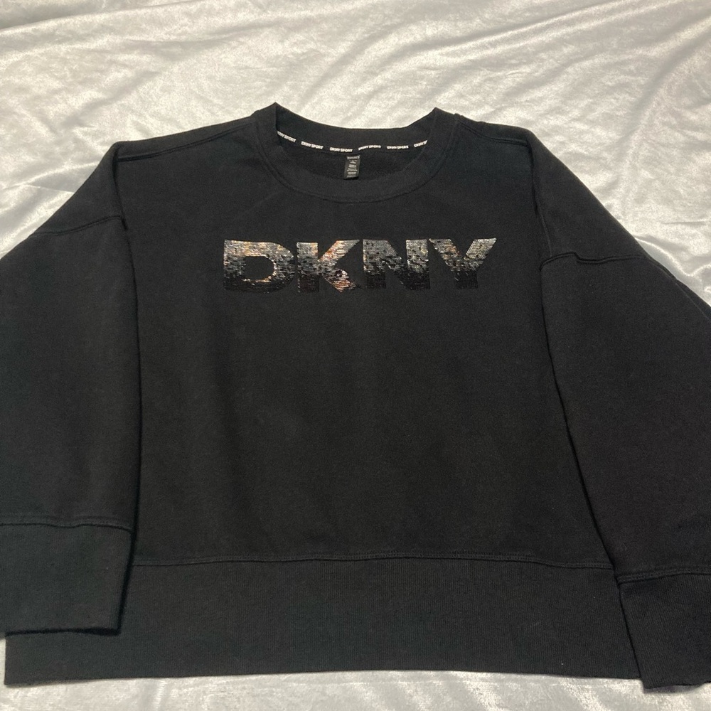 DKNY Black Crewneck Women's Sweater